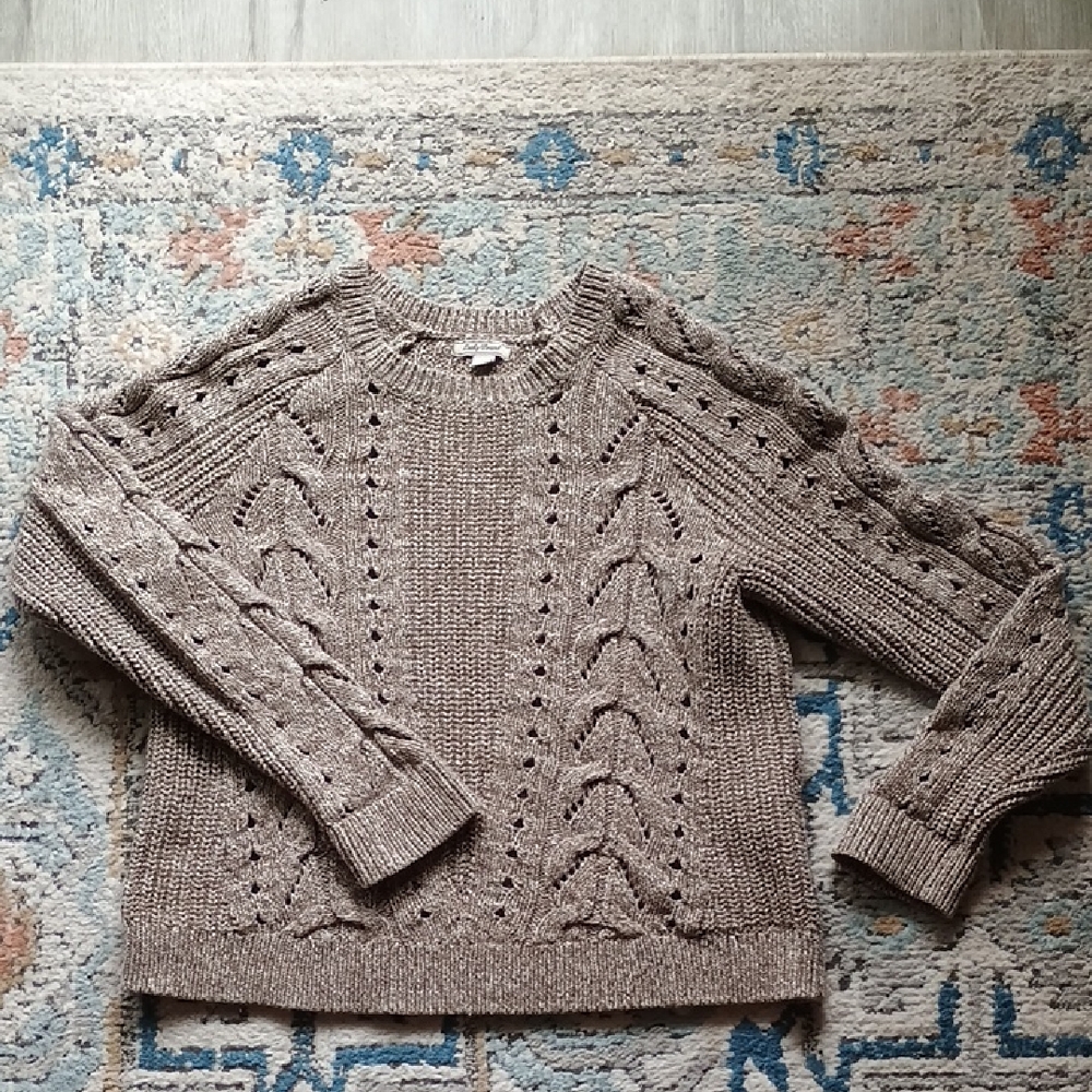 Cozy Brown Lucky Brand Sweater